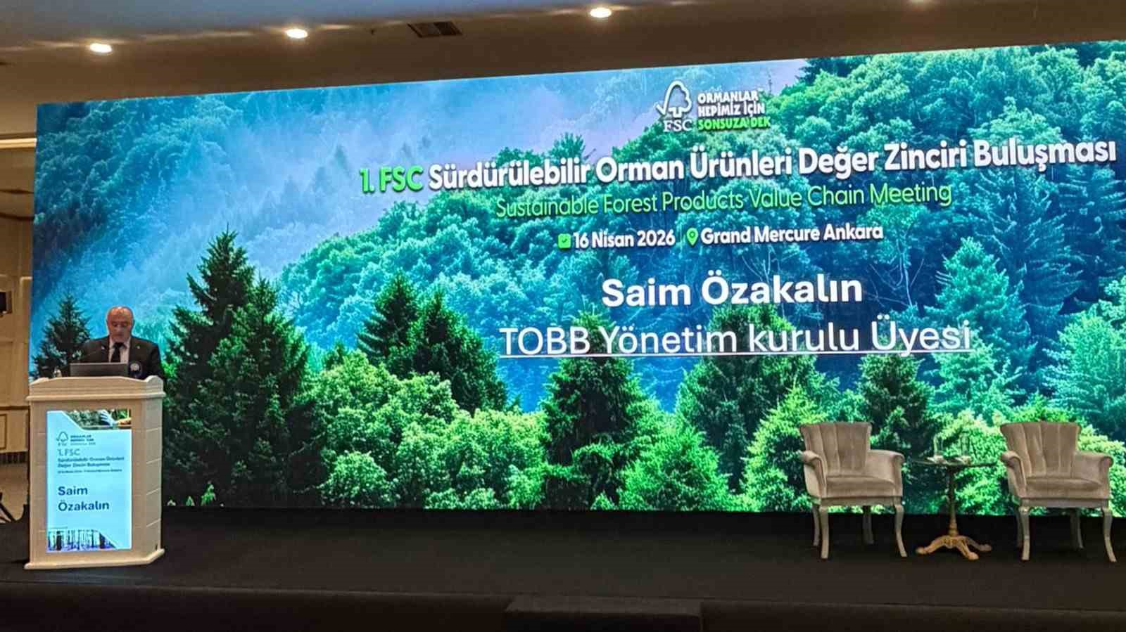 Özakalın’dan  "Sektörel Dönüşüm ve Sürdürülebilirlik" vurgusu
