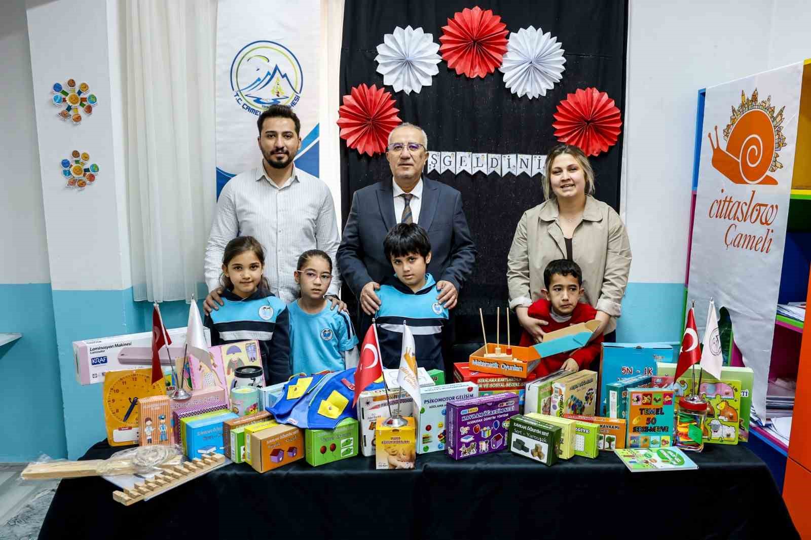 Özel eğitim öğrencilerine malzeme desteği
Özel eğitim öğrencilerine malzeme desteği