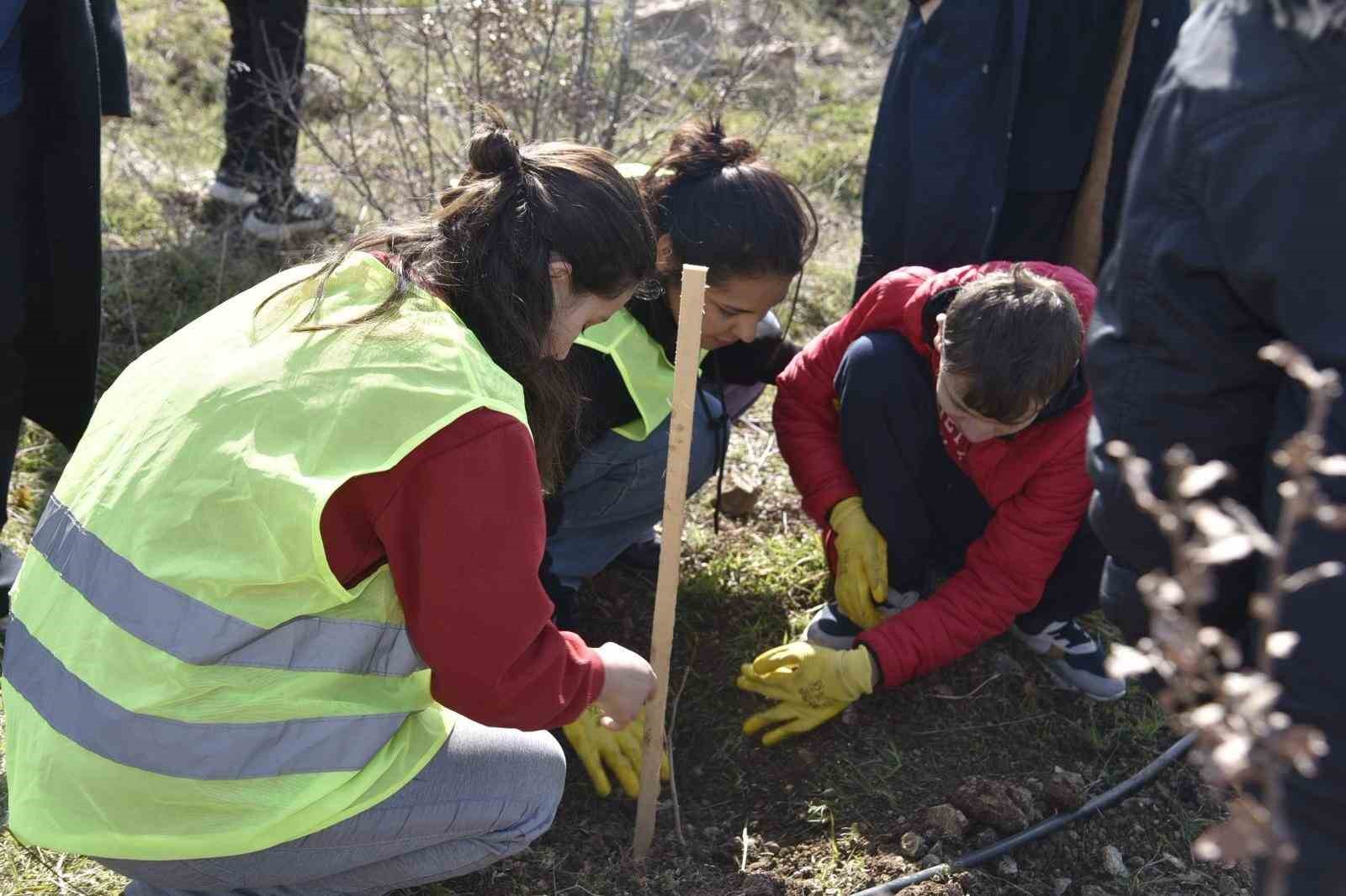 Özel öğrenciler için hatıra ormanı
