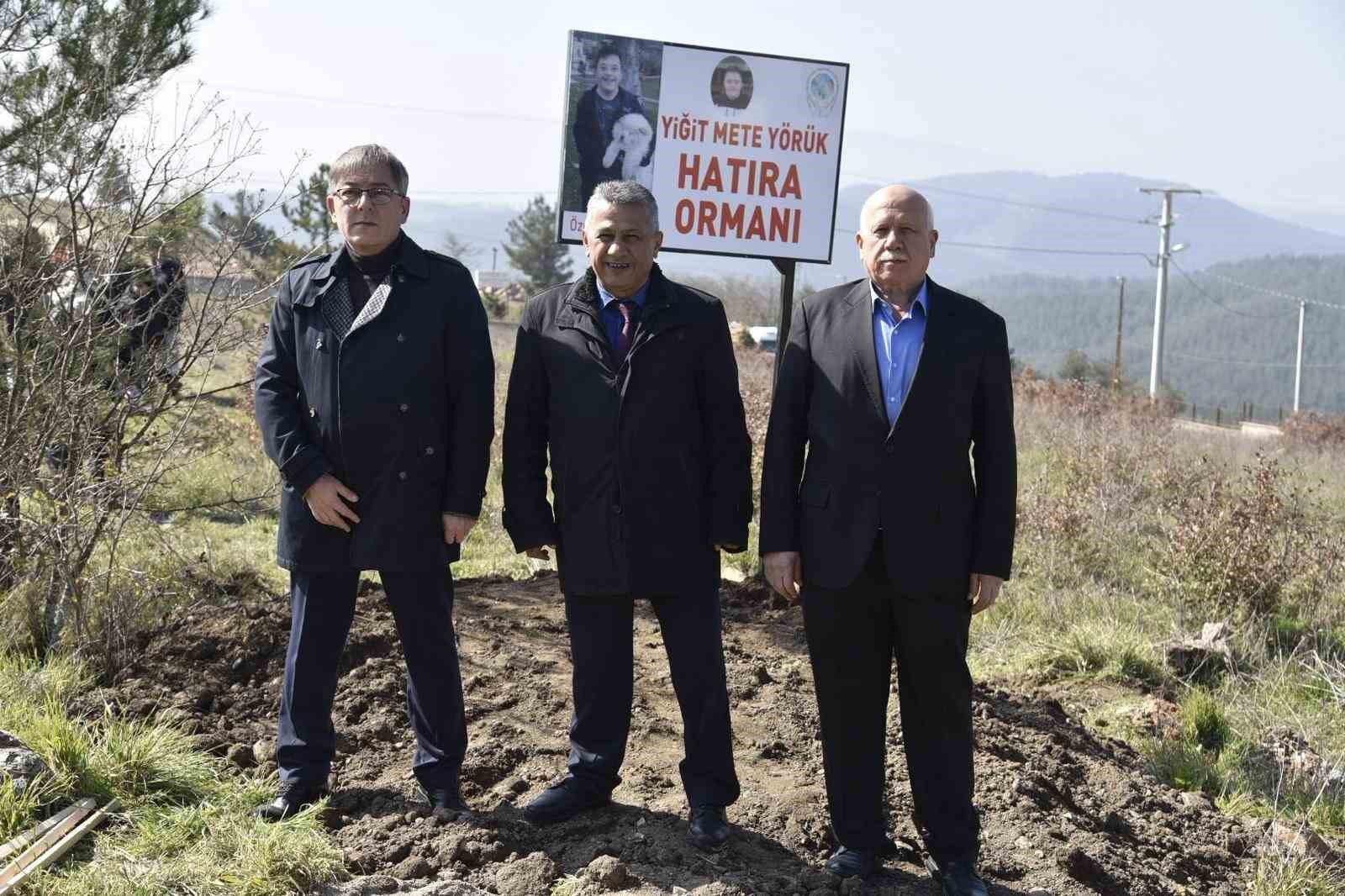 Özel öğrenciler için hatıra ormanı
