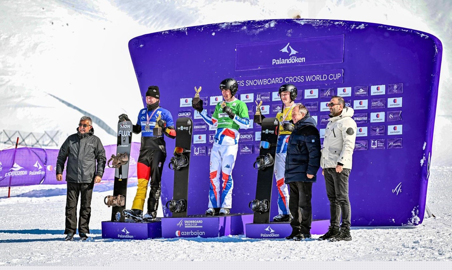 Palandöken’de FIS SBX Snowboard Dünya Kupası zirvesi
