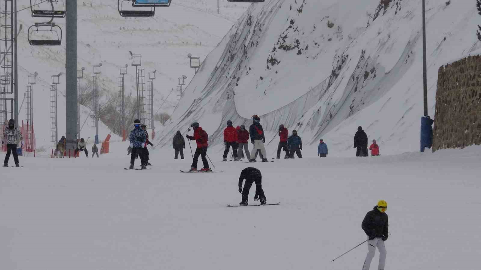 Palandöken’de sömestir tatili yoğunluğu
