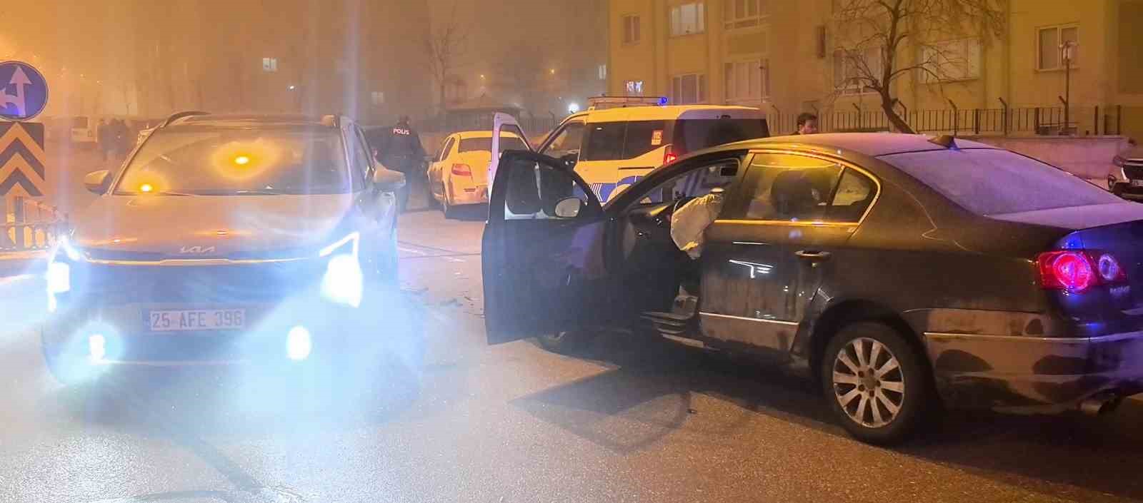 Palandöken’de trafik kazası: 1 yaralı
