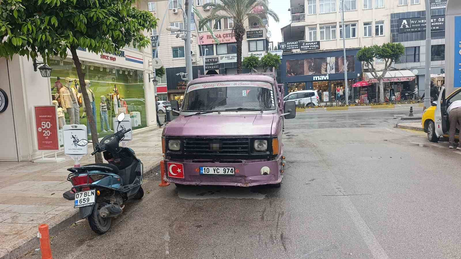 Park yasağını ihlal eden kamyonet hacizli ve yakalamalı çıktı
