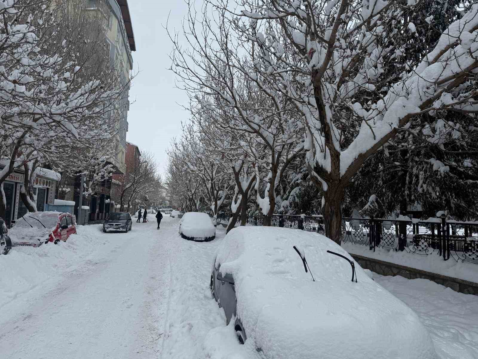 Patnos’ta kar ve dondurucu soğuk hayatı olumsuz etkiliyor
