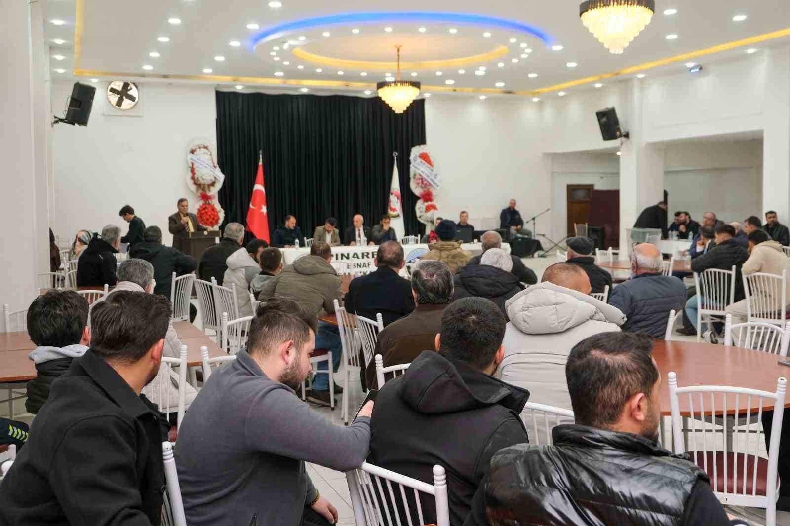 Pınarbaşı Esnaf Odası’nda üyeler Bedir’i seçti
