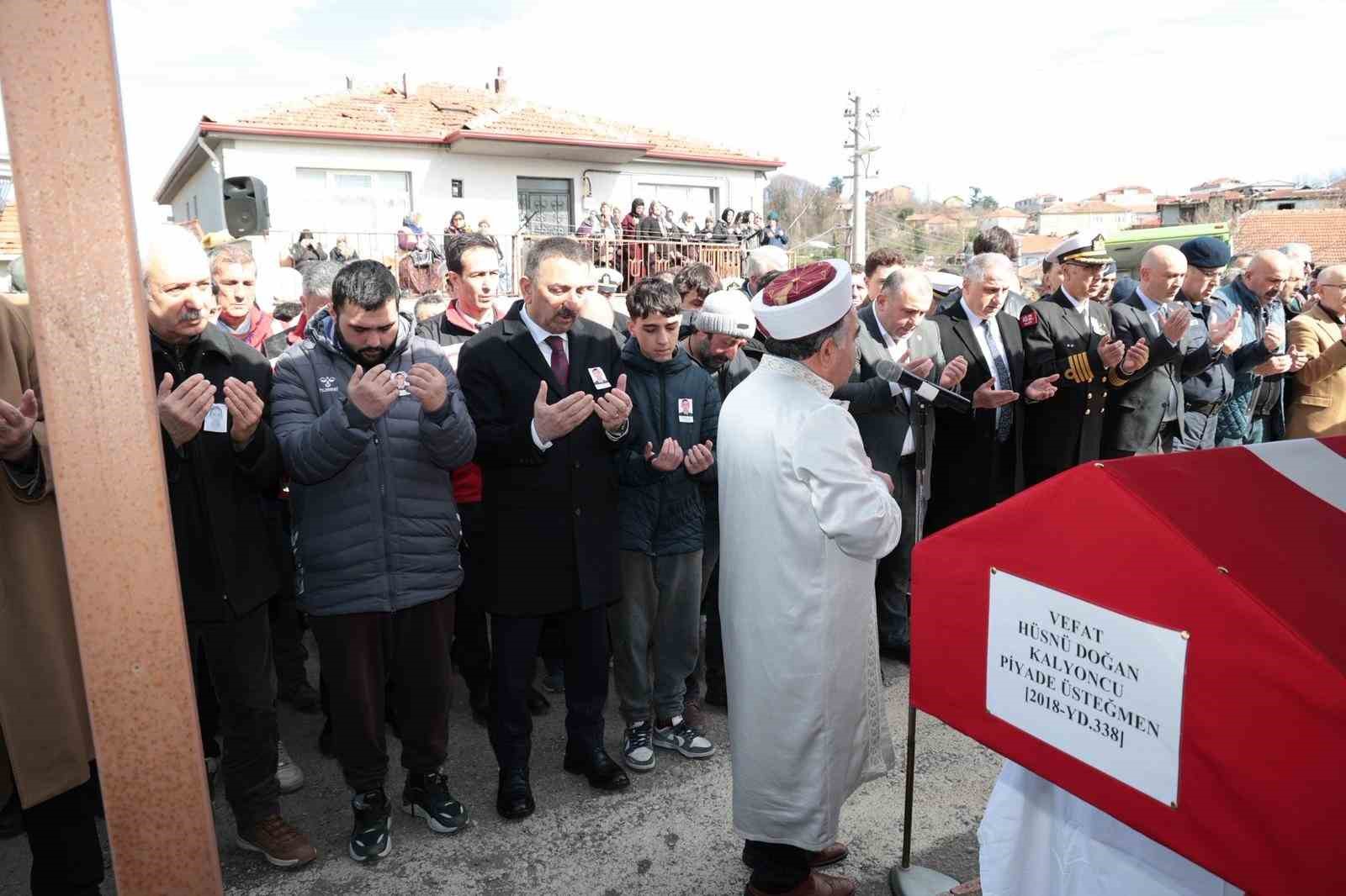 Piyade Üsteğmen Kalyoncu son yolculuğuna uğurlandı
