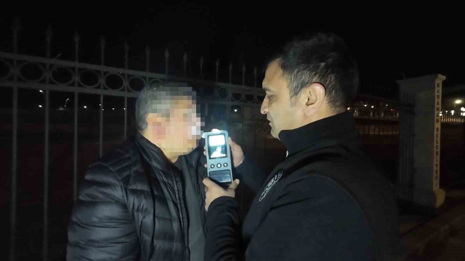 Polisten kaçmaya çalışan alkollü sürücüye 17 bin lira ceza kesildi
