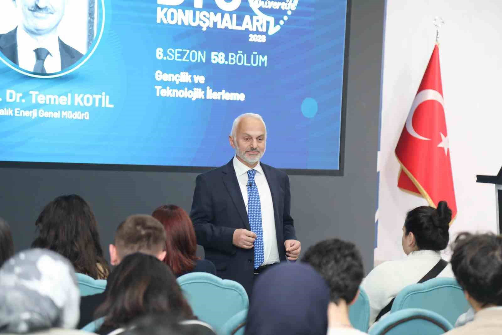 Prof. Dr. Temel Kotil: "Çağınızı doğru anlamalı resmi doğru okumalısınız"
Prof. Dr. Temel Kotil: "Çağınızı doğru anlamalı resmi doğru okumalısınız"