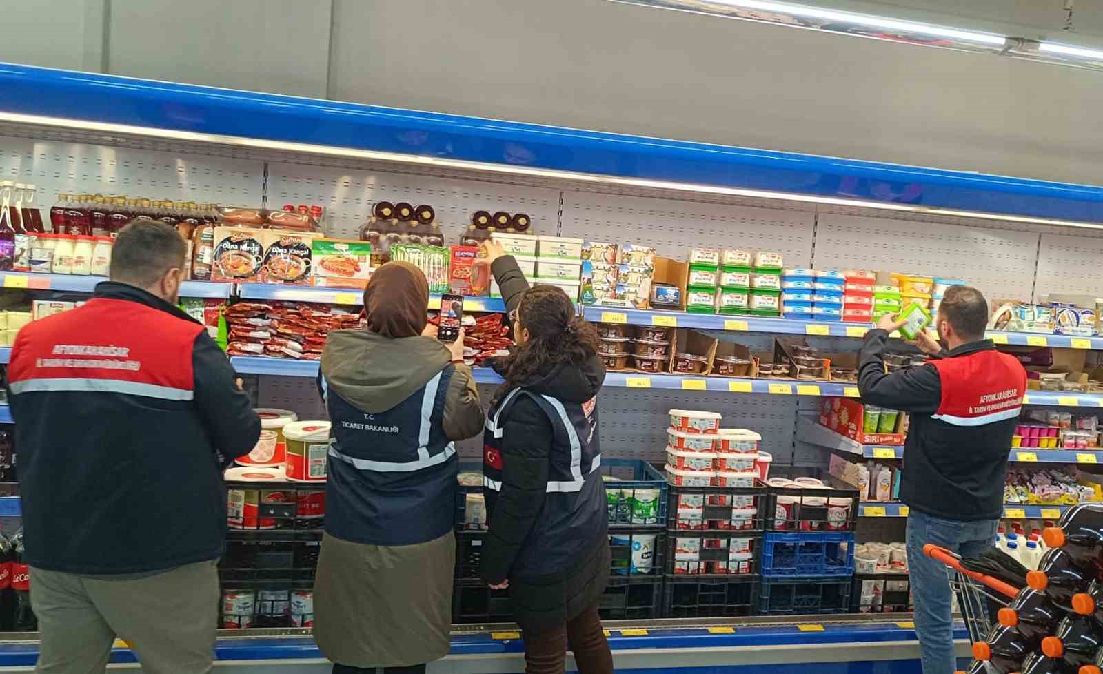 Ramazan ayı öncesi zincir marketlere yönelik denetim
