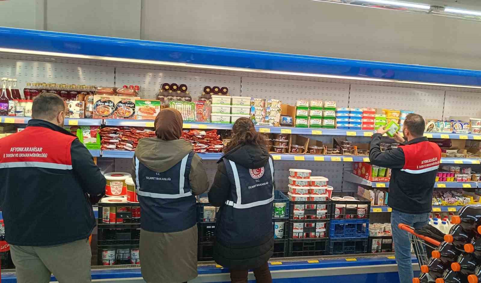 Ramazan ayı öncesi zincir marketlere yönelik denetim
