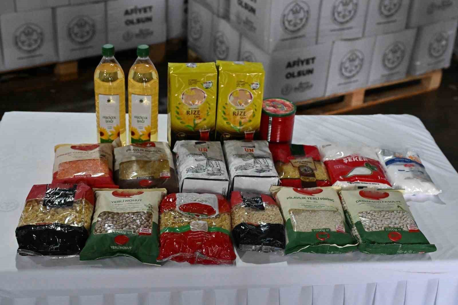 Ramazan öncesi 22 bin sofraya büyükşehirden destek
