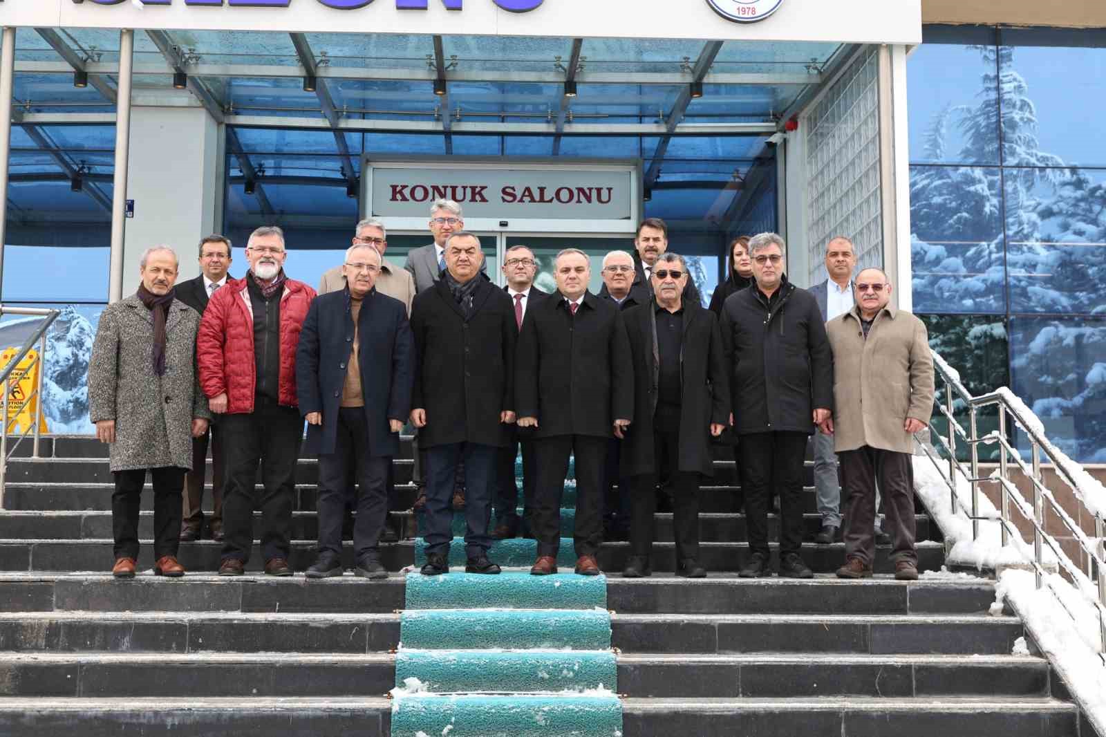 Rektör Altun’dan KAYSO yönetimine ’bilgilendirme toplantısı’
