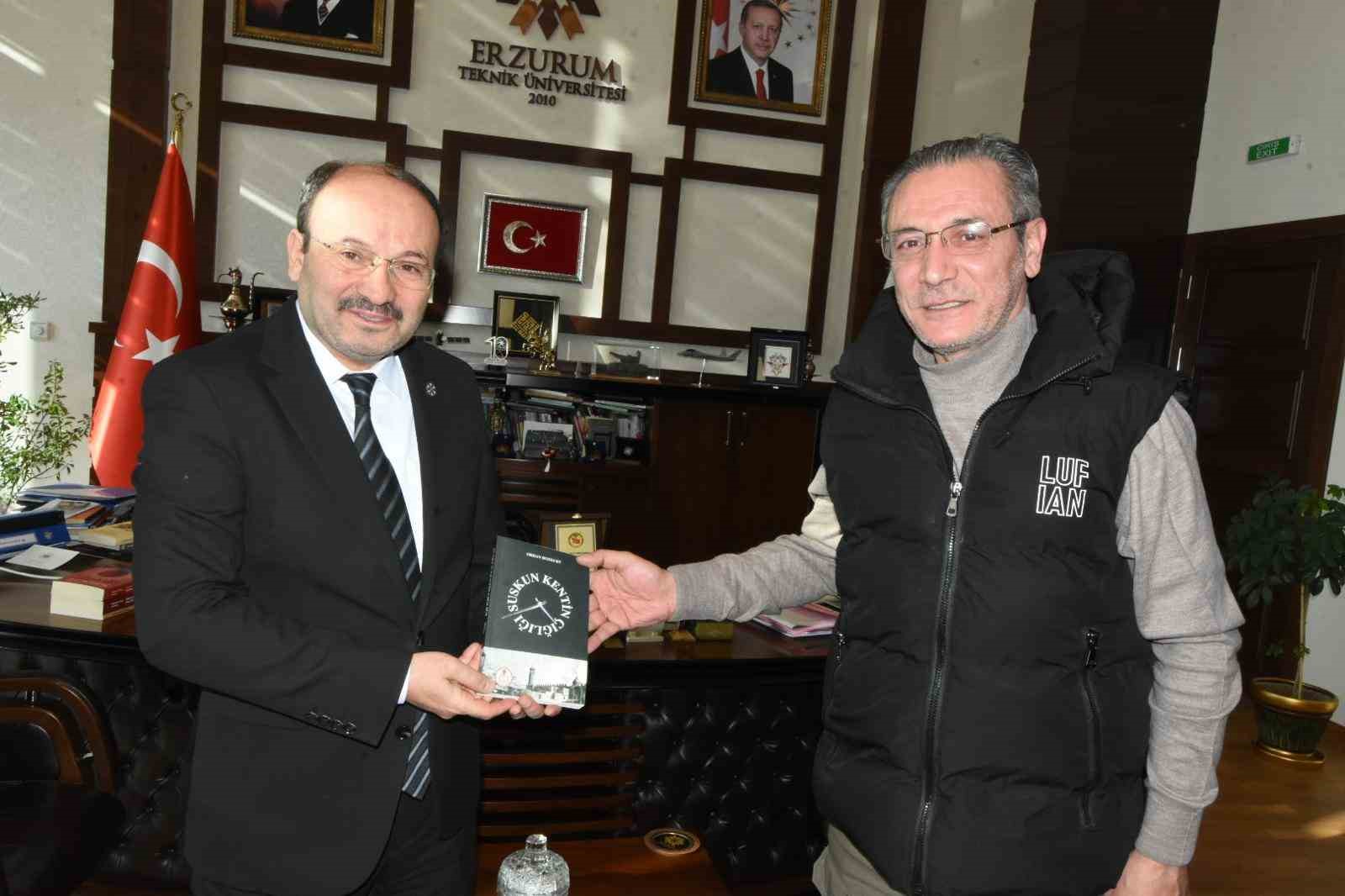 Rektör Çakmak, DAGC ve DGF yönetimini kabul etti
