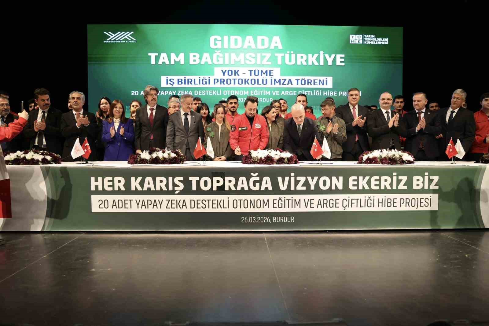 Rektör Hacımüftüoğlu, YÖK Başkanı Özvar ile tarımda dijital dönüşüm protokolünde buluştu
