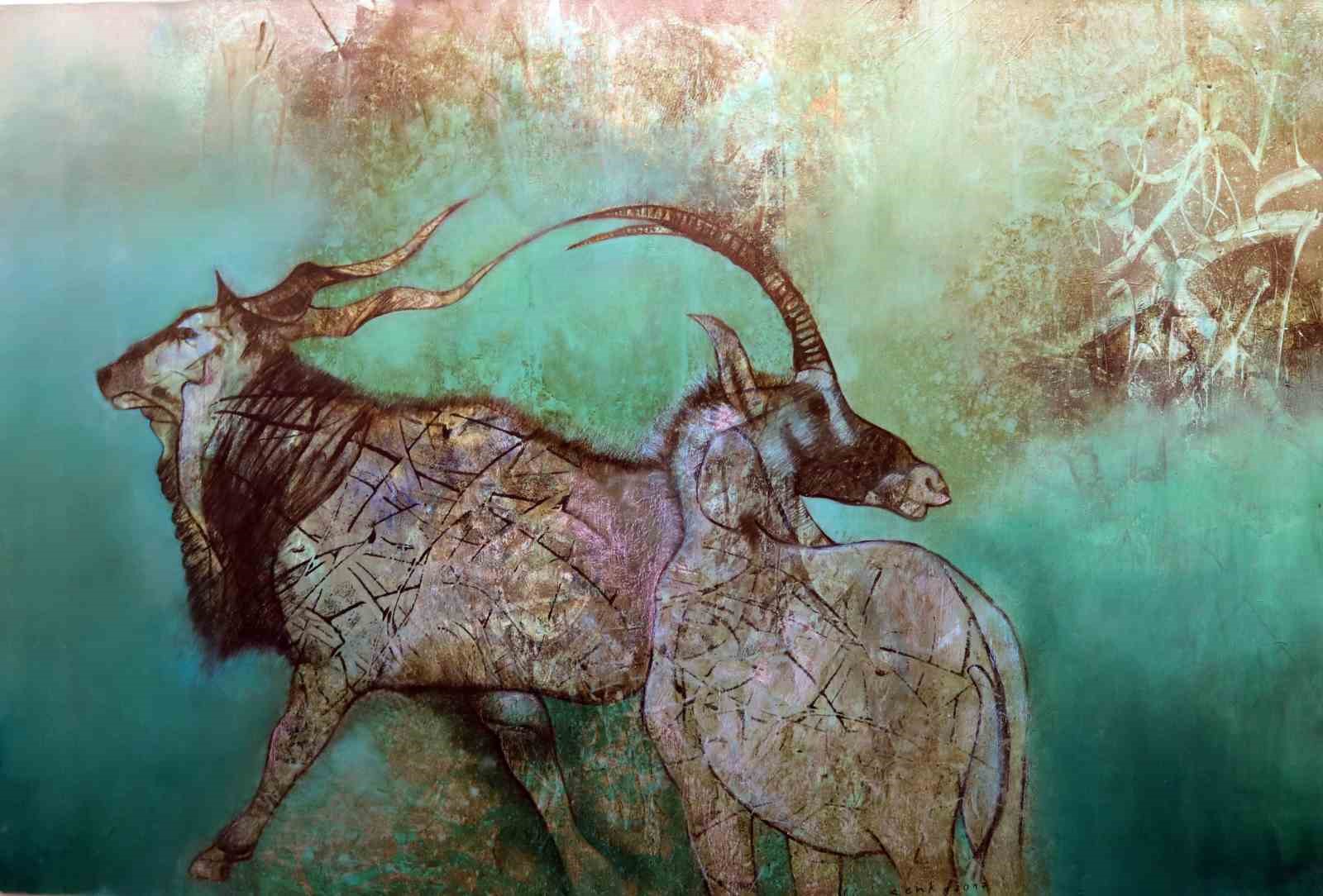 Ressam Cenk Mısırlıoğlu, SANKO Sanat Galerisi’nde sergi açtı
Ressam Cenk Mısırlıoğlu, SANKO Sanat Galerisi’nde sergi açtı