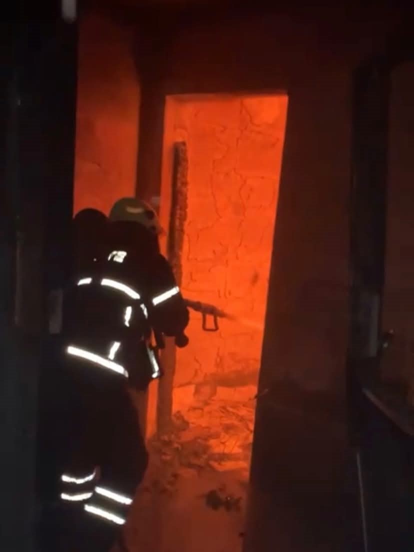 Reyhanlı’da ev yangını
