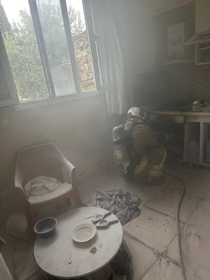 Reyhanlı’da ev yangını
