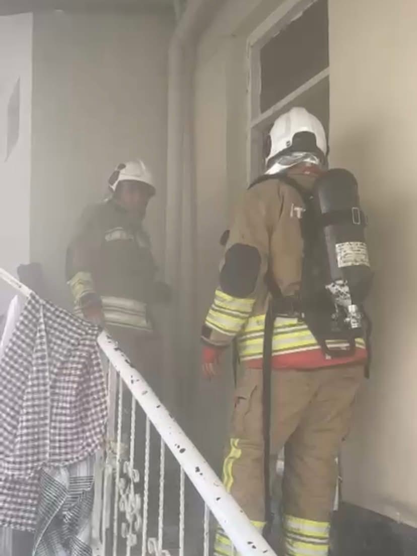 Reyhanlı’da ev yangını
