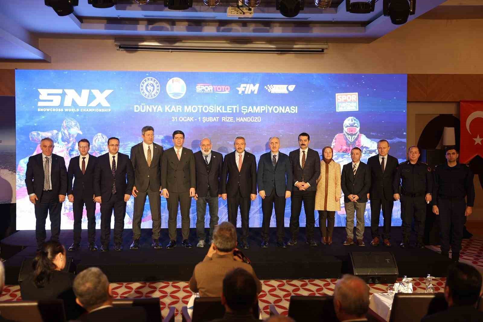 Rize, Dünya Kar Motosikleti Şampiyonası’na ev sahipliği yapacak
