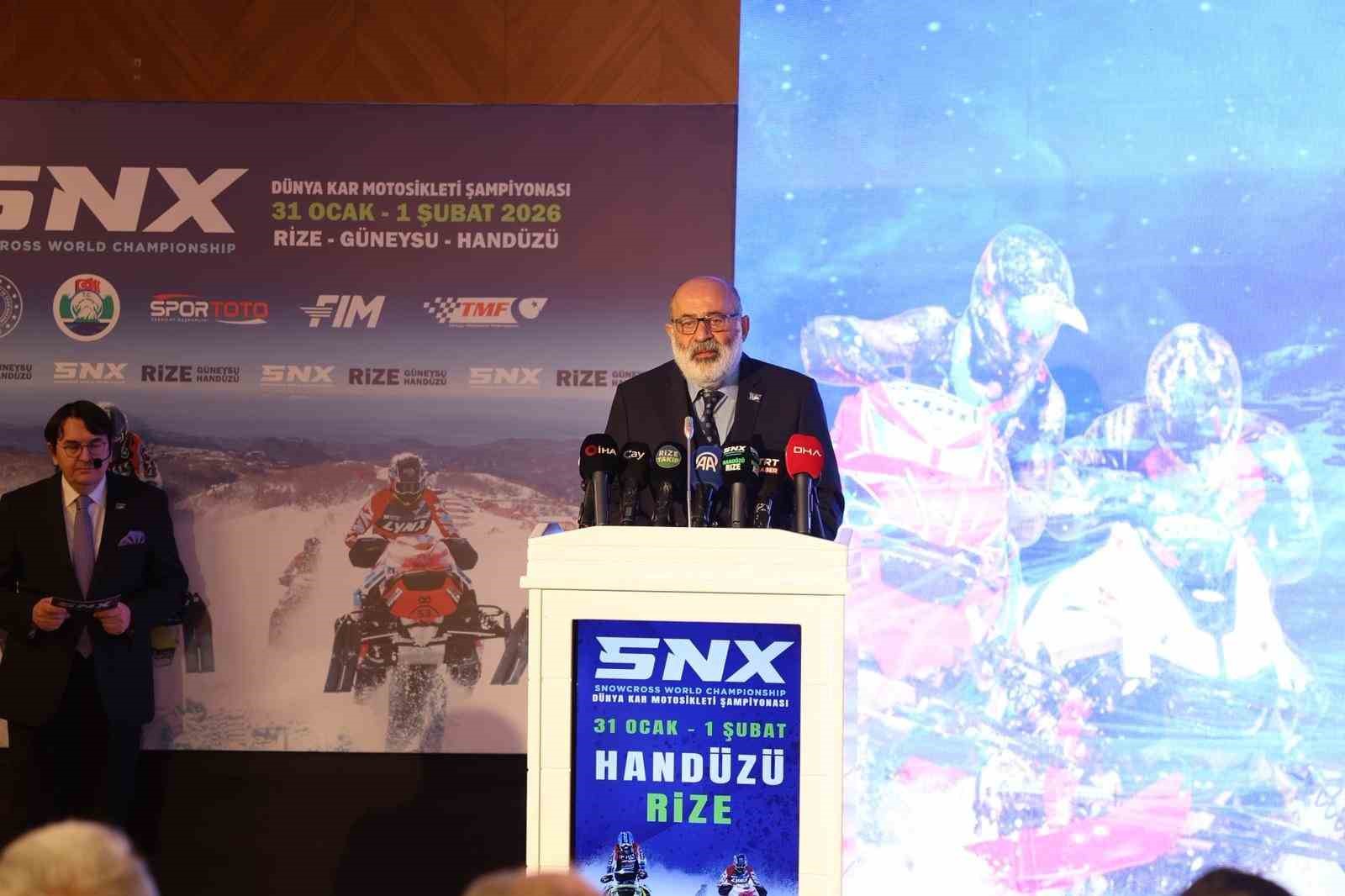 Rize, Dünya Kar Motosikleti Şampiyonası’na ev sahipliği yapacak
