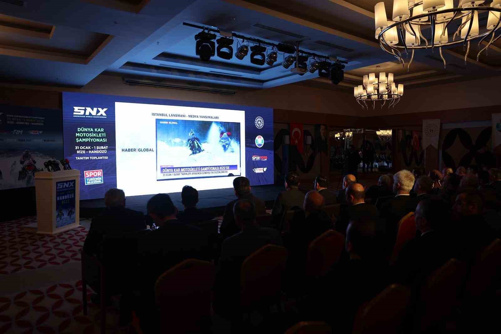 Rize, Dünya Kar Motosikleti Şampiyonası’na ev sahipliği yapacak
