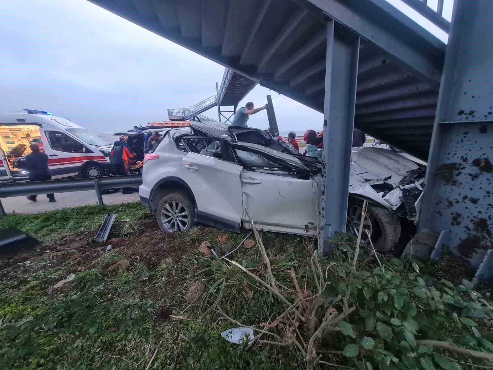 Rize’de feci kaza: 1 ölü, 1 ağır yaralı
