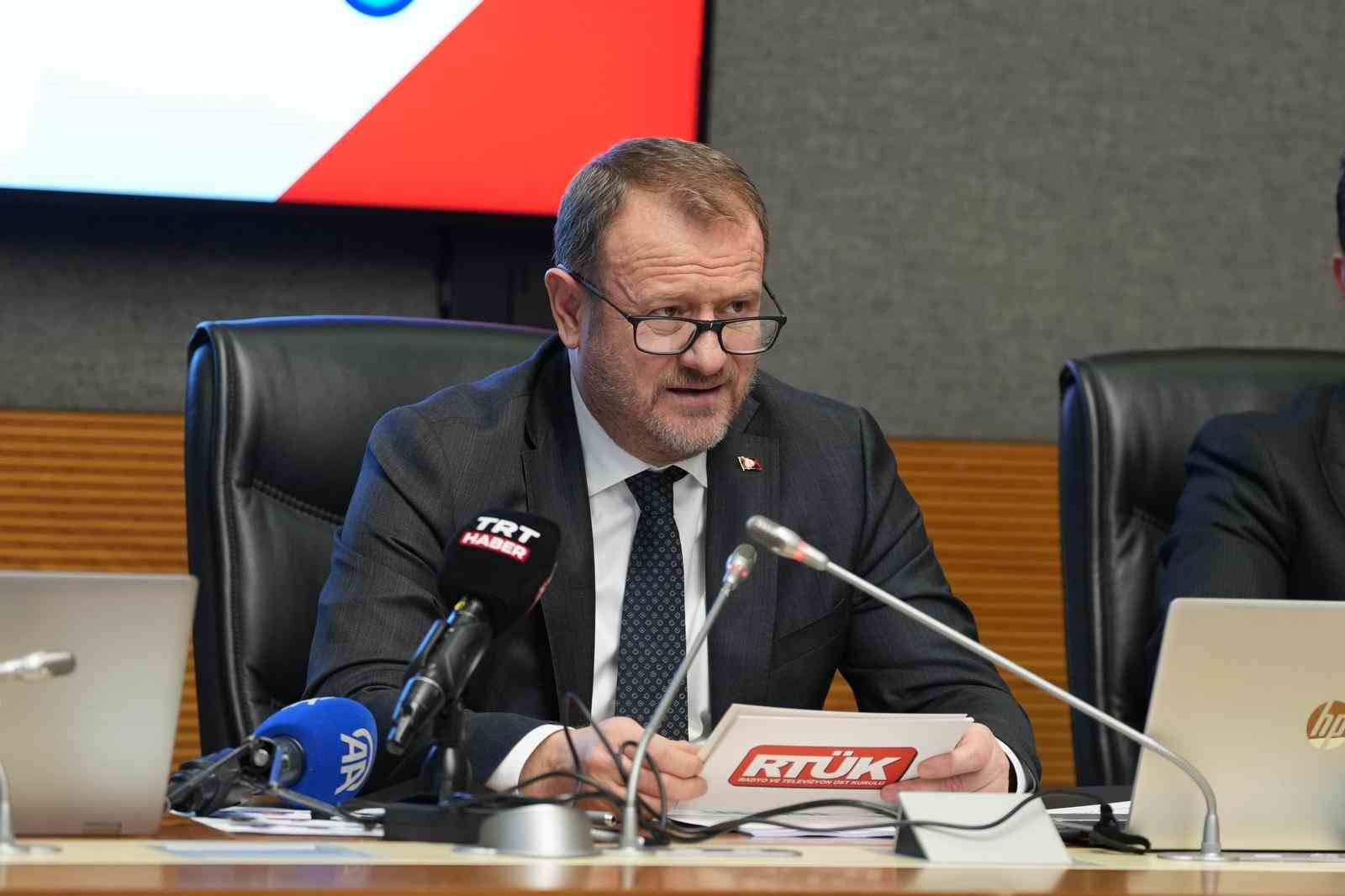 RTÜK Başkanı Daniş: "Yoğun şiddet teması içeren yapımların toplum ve çocuklar üzerindeki etkilerini yakından takip ediyoruz"
