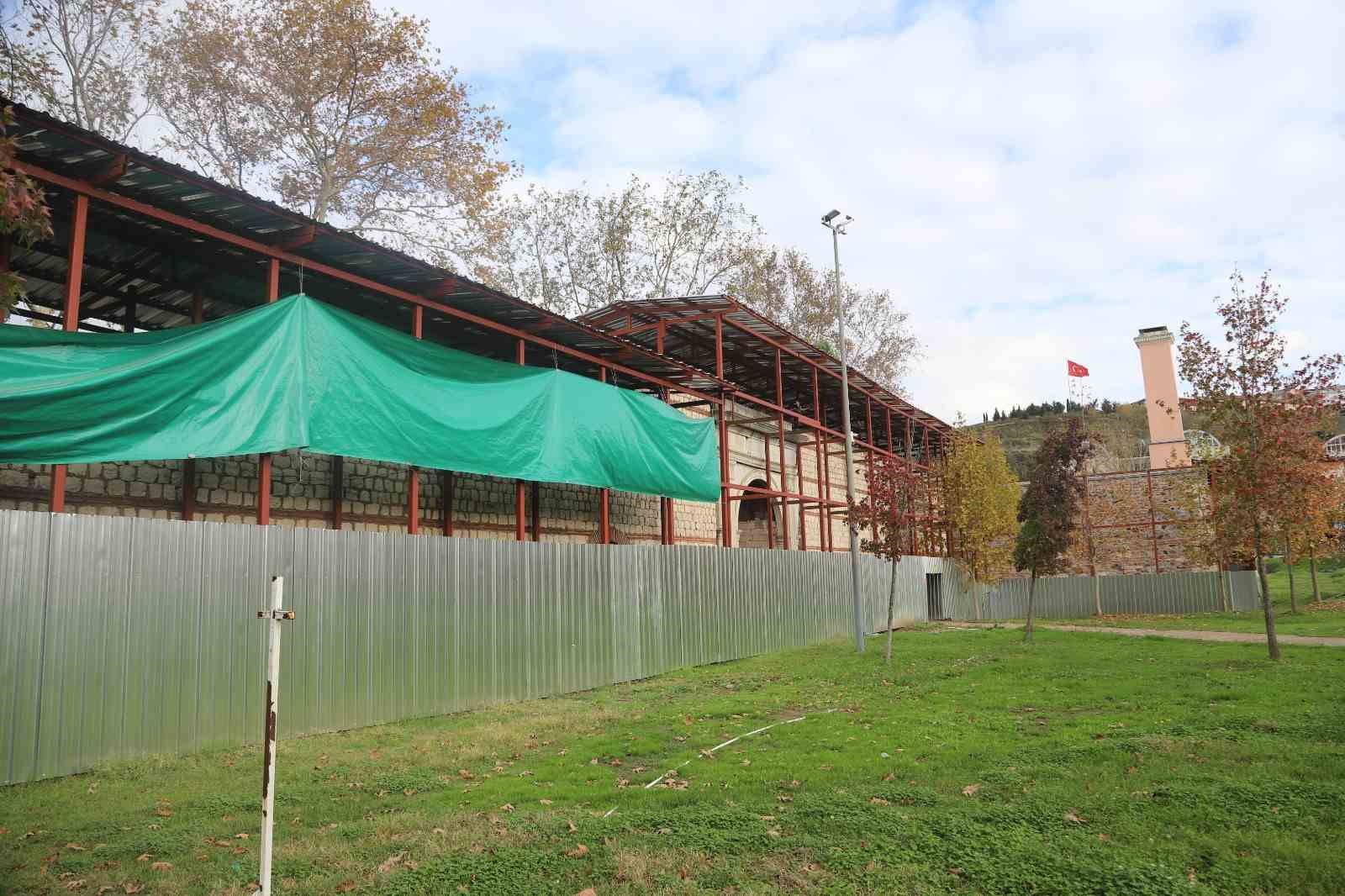 Sadabad Sarayı’nda restorasyon çalışmaları tüm hızıyla sürüyor
