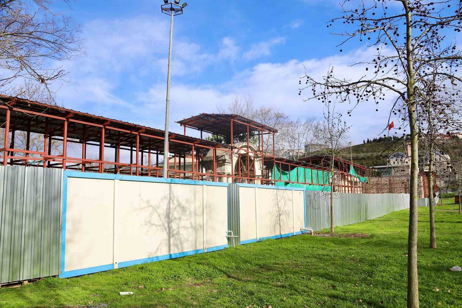 Sadabad Sarayı’nda restorasyon çalışmaları tüm hızıyla sürüyor
