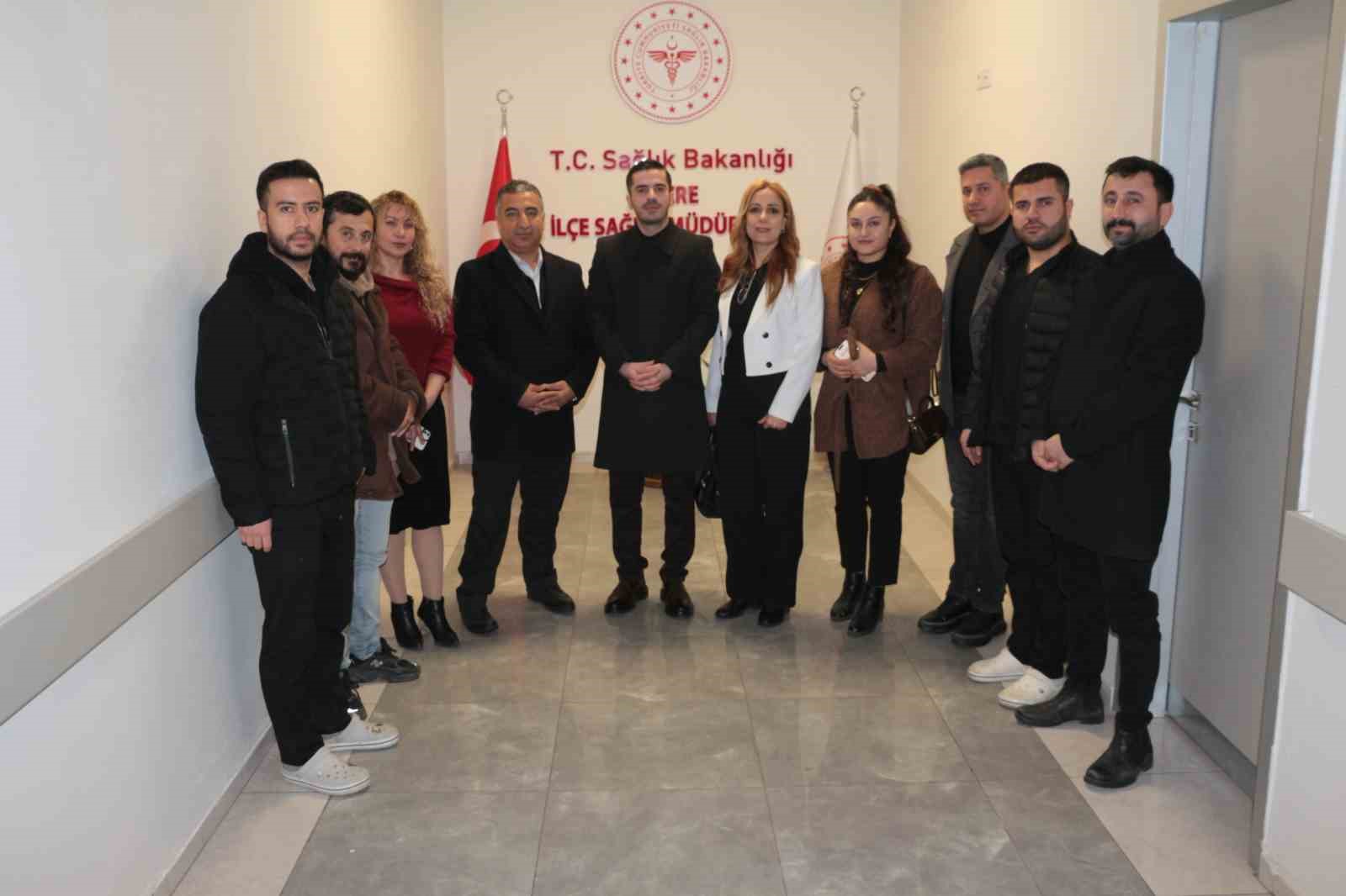 Sağlık-Sen heyeti, Cizre Sağlık Müdürü Karaşi ile bir araya geldi
