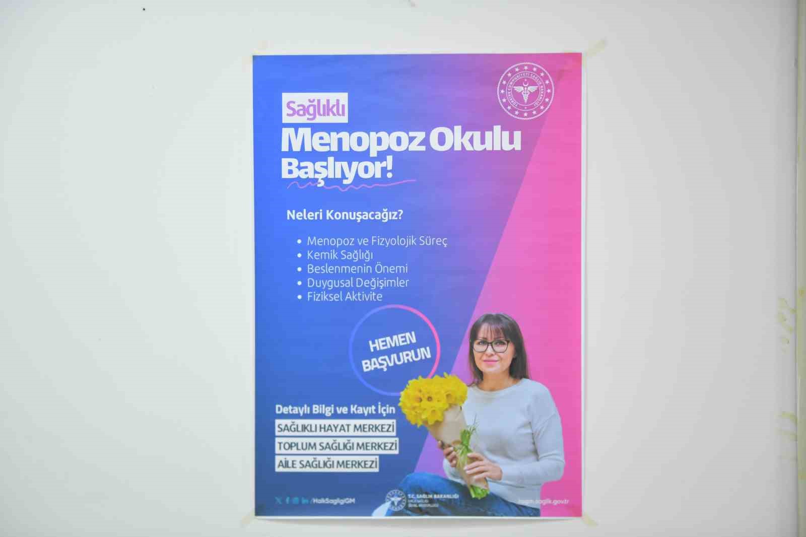 Sağlıklı Menopoz Okulları’nda ücretsiz eğitimler veriliyor
Sağlıklı Menopoz Okulları’nda ücretsiz eğitimler veriliyor