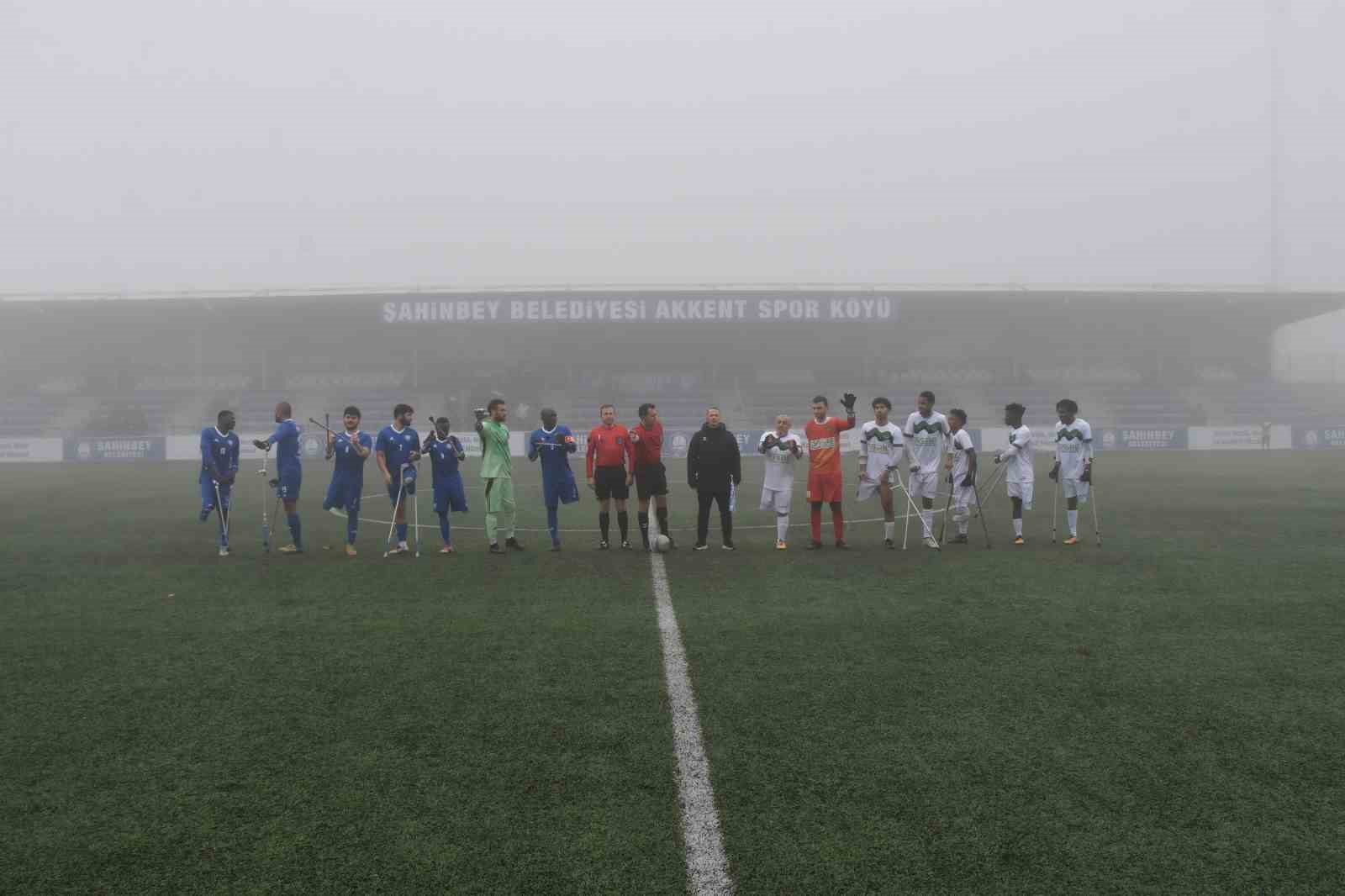 Şahinbey Ampute’den 4-0’lık galibiyet
