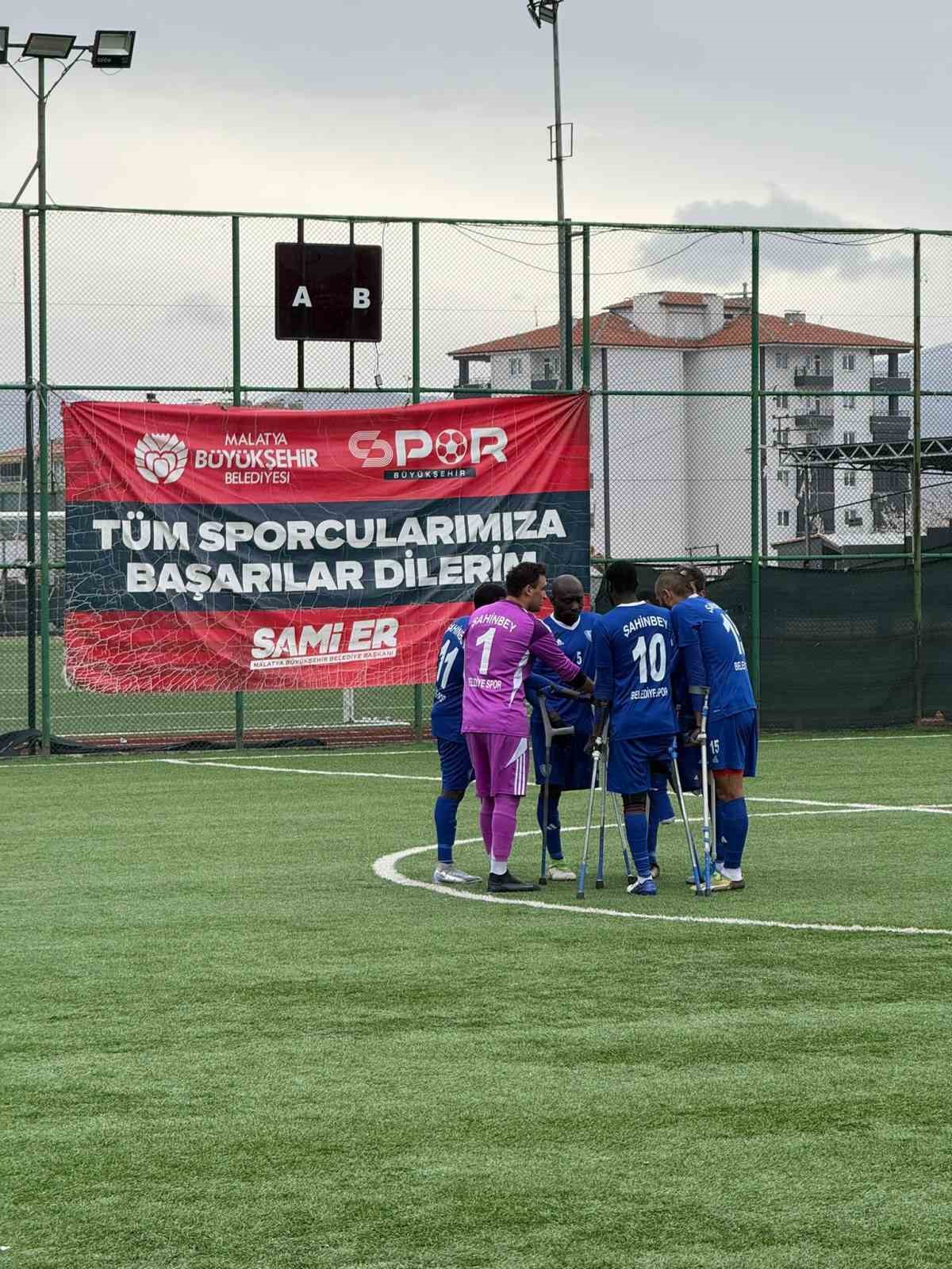 Şahinbey Ampute’den farklı galibiyet 6-1
