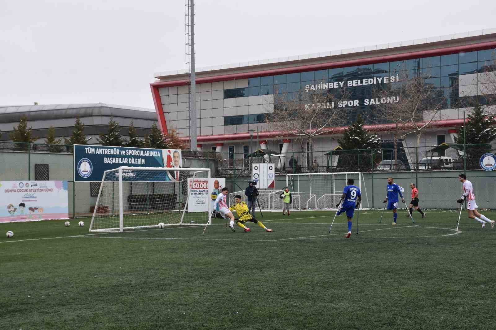 Şahinbey Ampute’den farklı galibiyet 7-0
