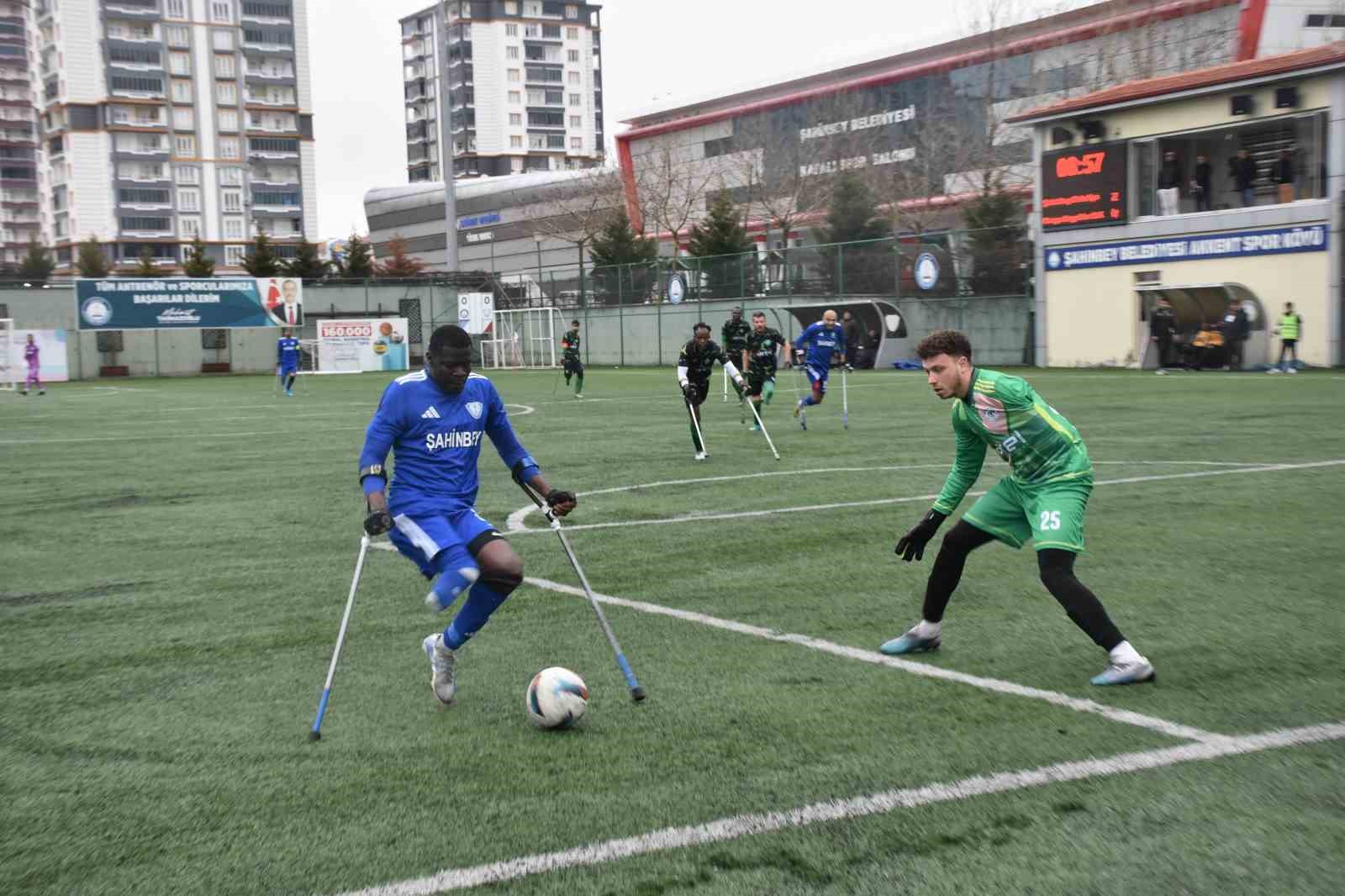 Şahinbey Ampute’den farklı galibiyet
