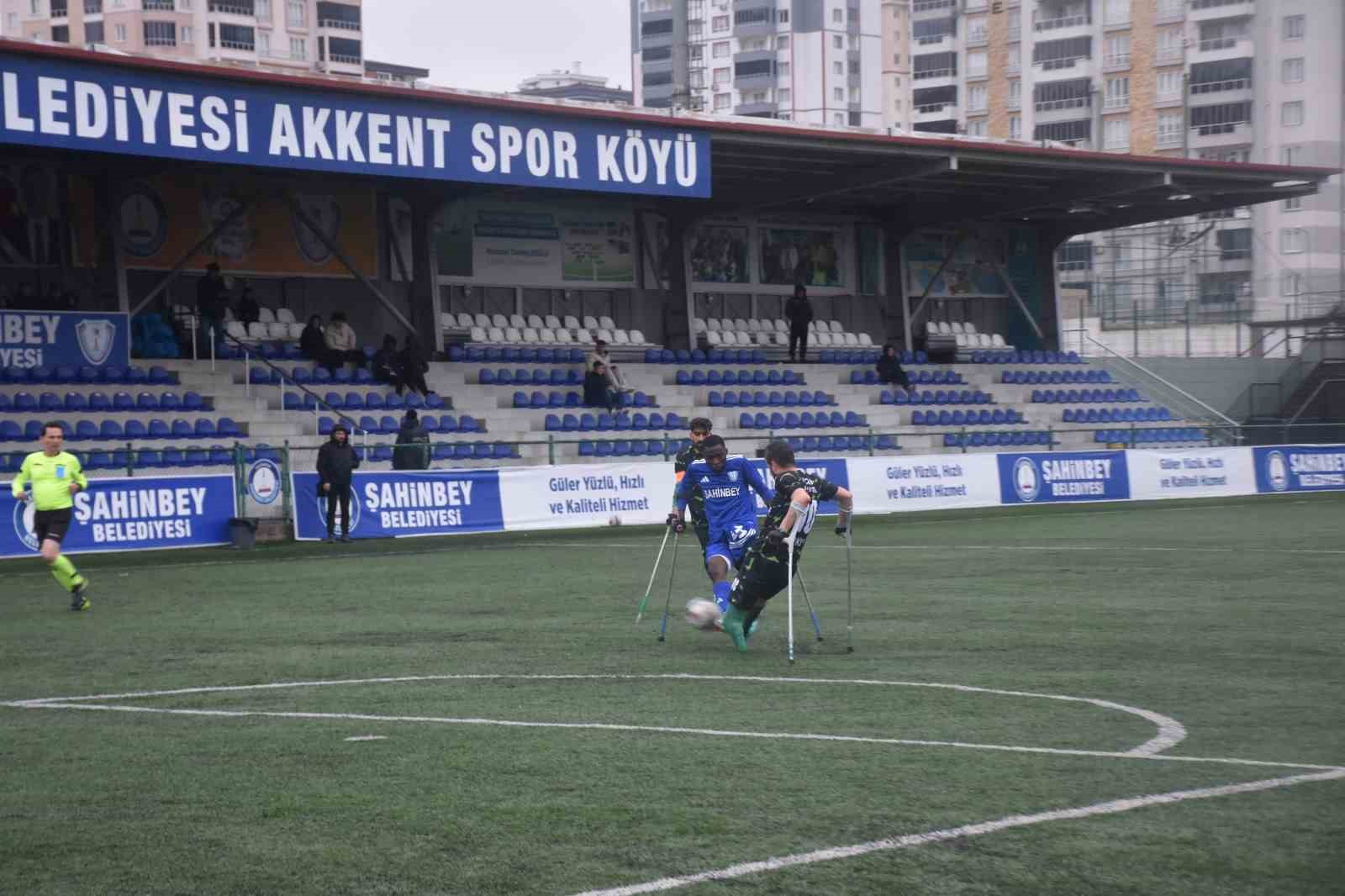 Şahinbey Ampute’den farklı galibiyet
