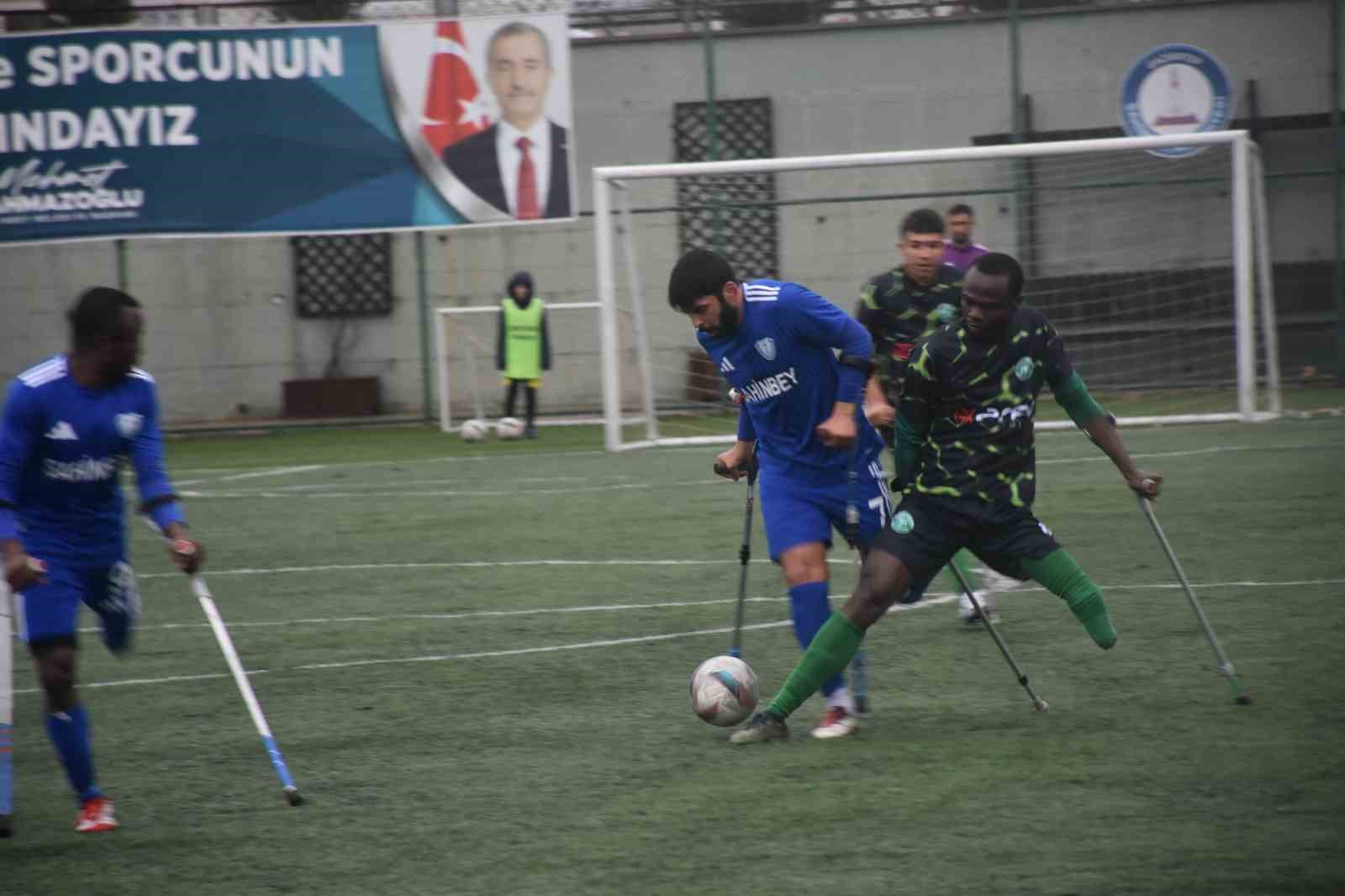 Şahinbey Ampute’den farklı galibiyet
