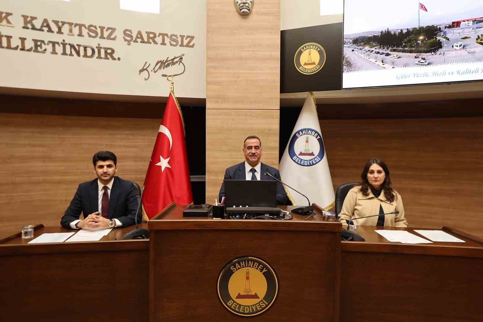 Şahinbey Belediyesi Nisan Ayı Meclis Toplantısı yapıldı
