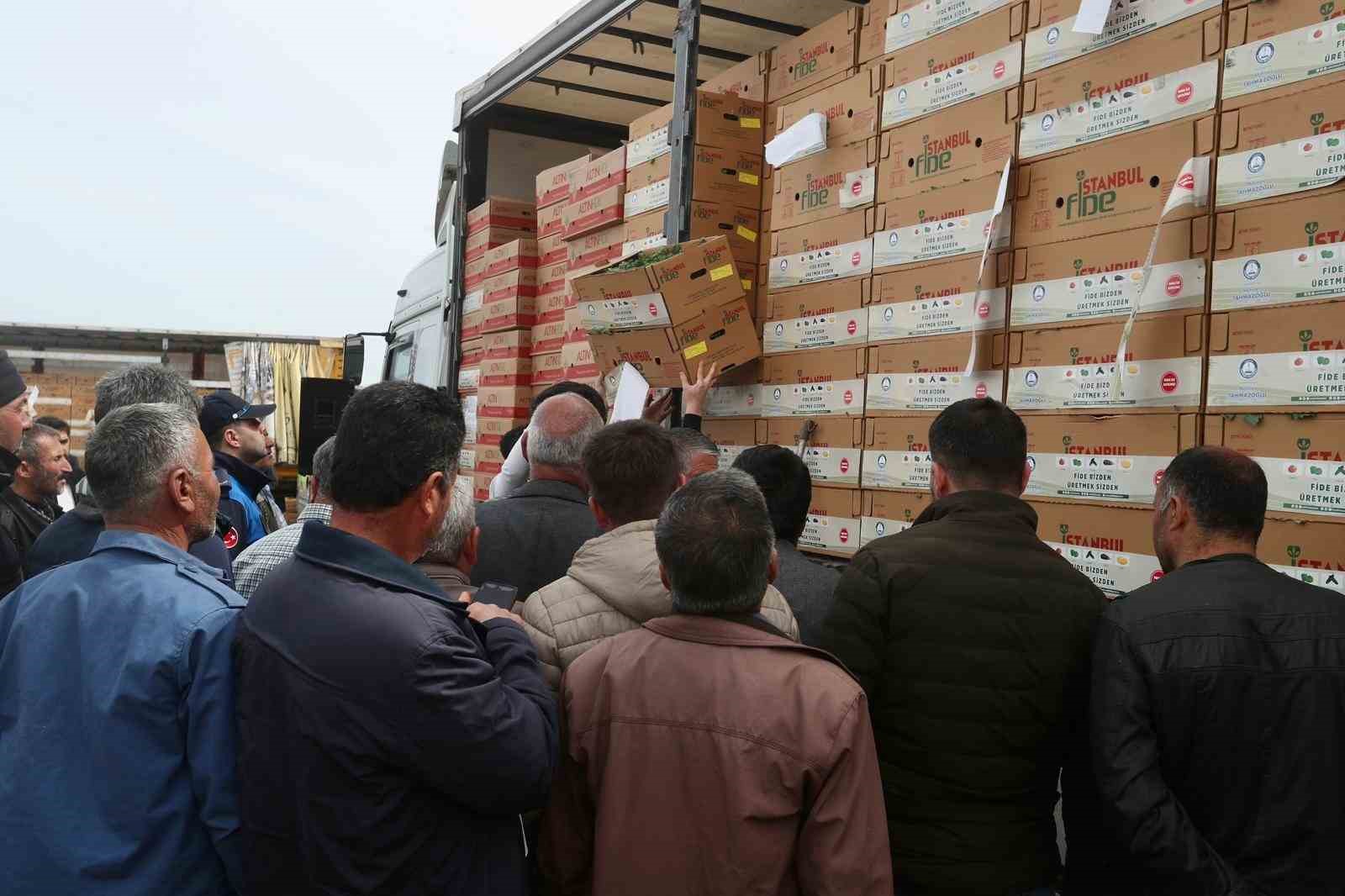 Şahinbey’de çiftçilere 5 milyon sertifikalı fide desteği verildi
