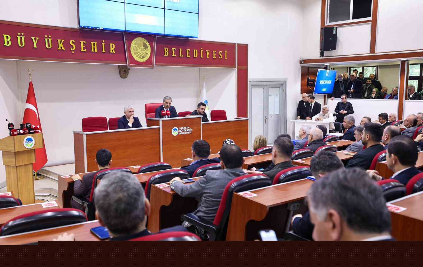 Sakarya’da Mart ayı meclis toplantısında ulaşım projeleri görüşüldü
