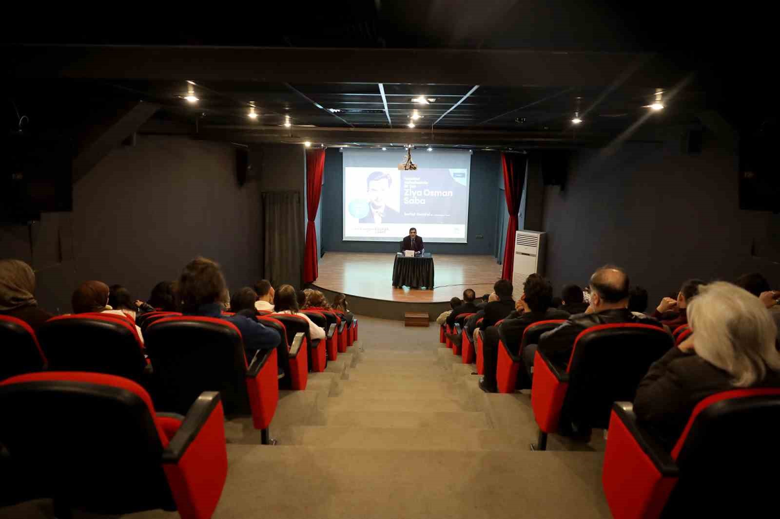 Sakarya’da Ziya Osman Saba’nın şiir dünyası ele alındı
