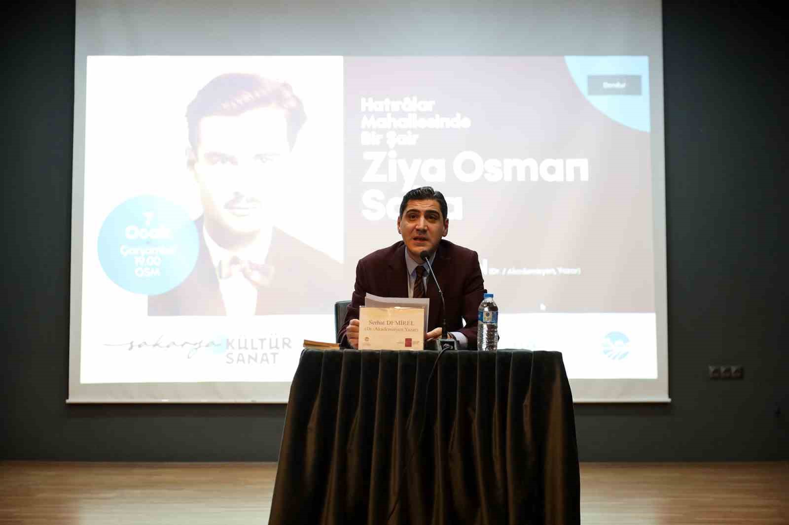 Sakarya’da Ziya Osman Saba’nın şiir dünyası ele alındı
