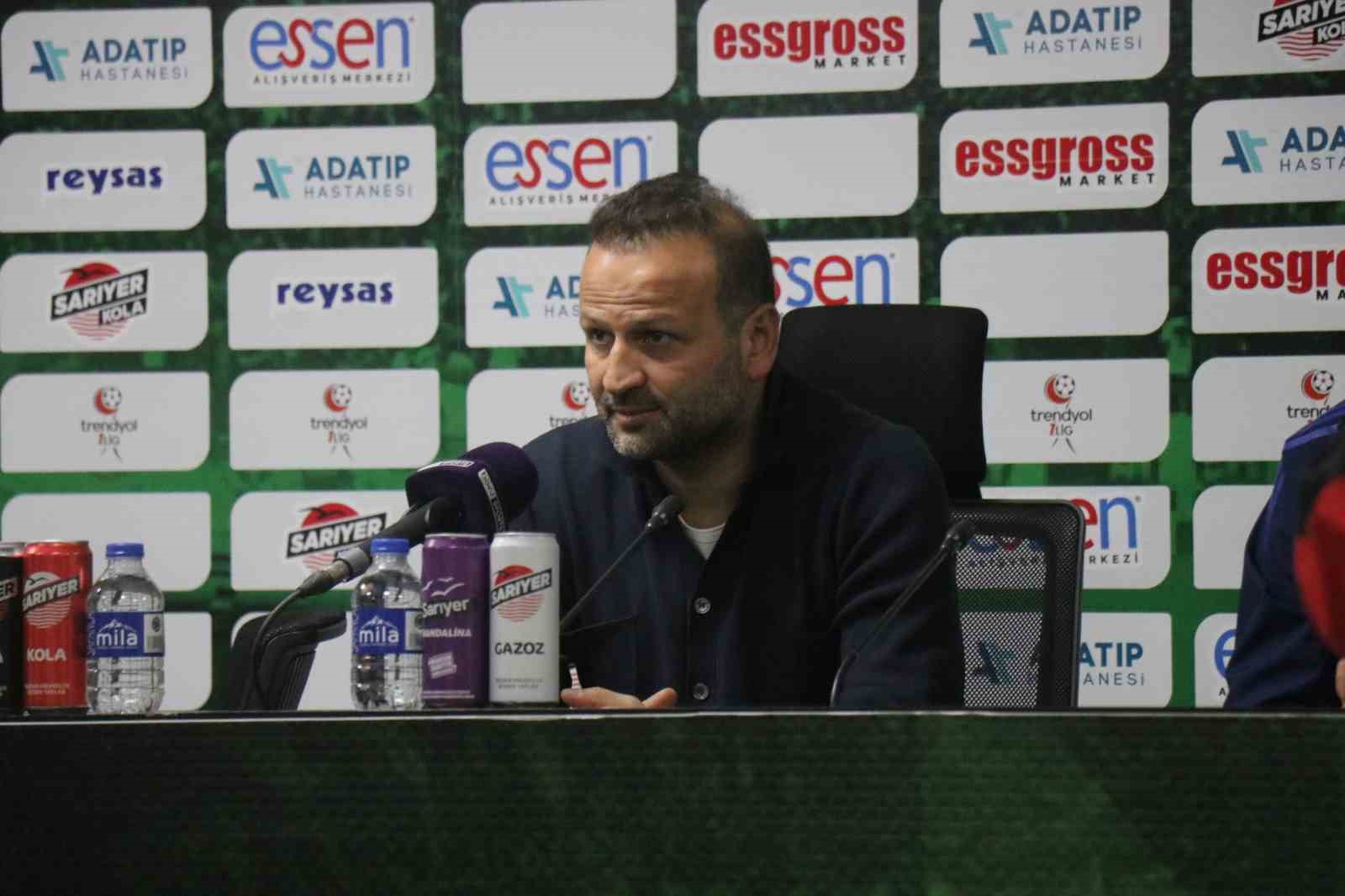 Sakaryaspor - Vanspor FK maçının ardından
