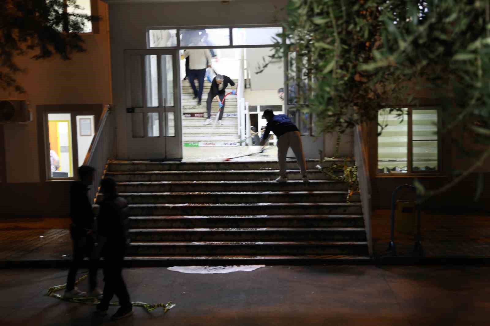 Saldırının yaşandığı okulda izler siliniyor
