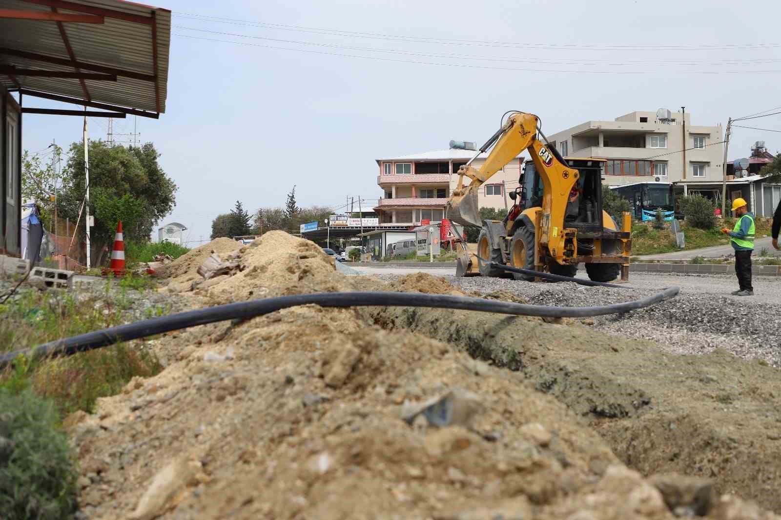 Samandağ’da içme suyu şebeke projesinin yüzde 88’i tamamlandı
