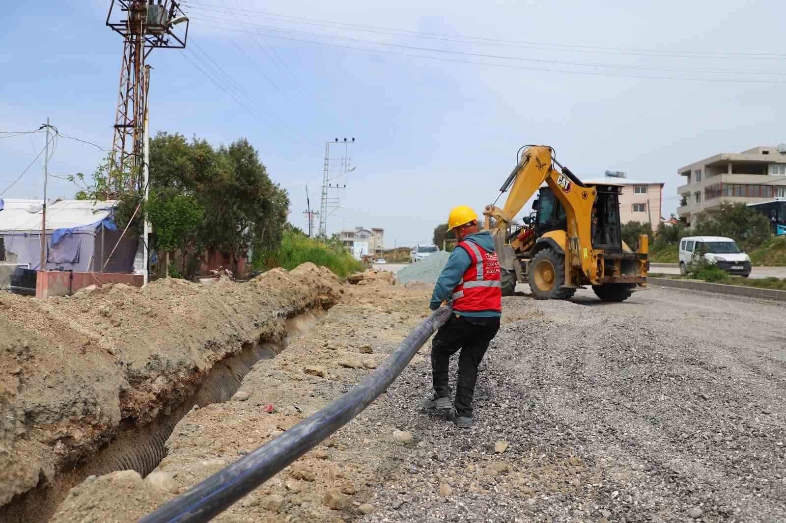 Samandağ’da içme suyu şebeke projesinin yüzde 88’i tamamlandı
