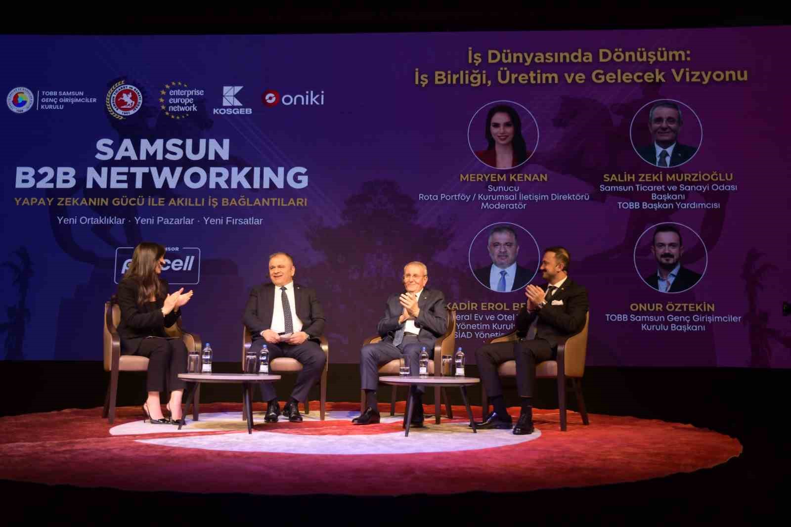 Samsun B2B Networking etkinliğinde 1 milyar 745 milyon TL’lik ticari potansiyel
