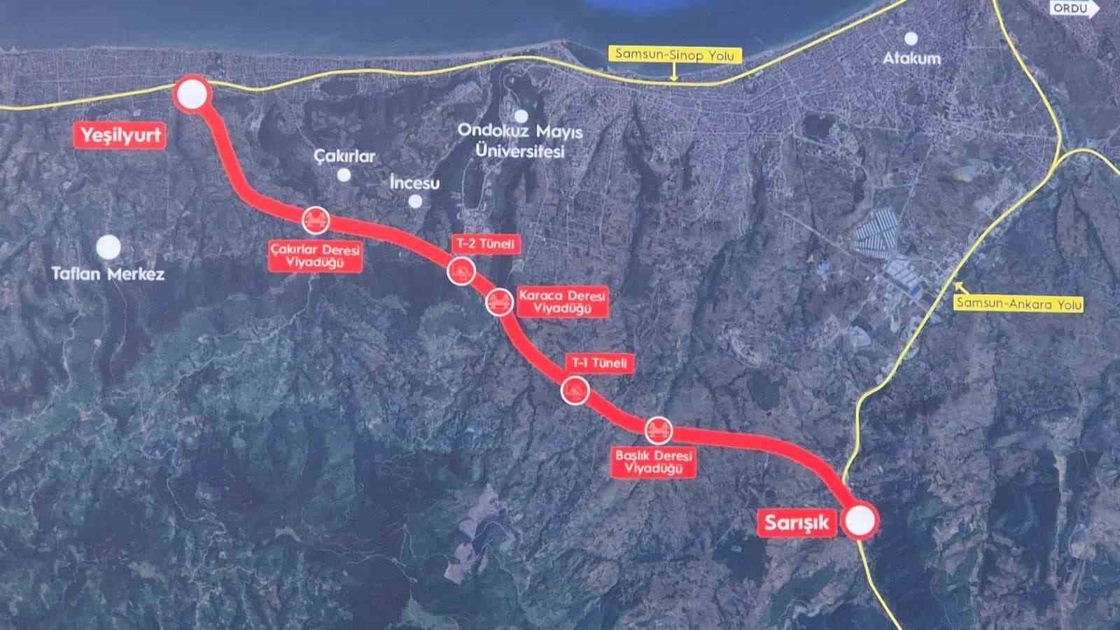 Samsun Batı Çevre Yolu’nun temeli atıldı
