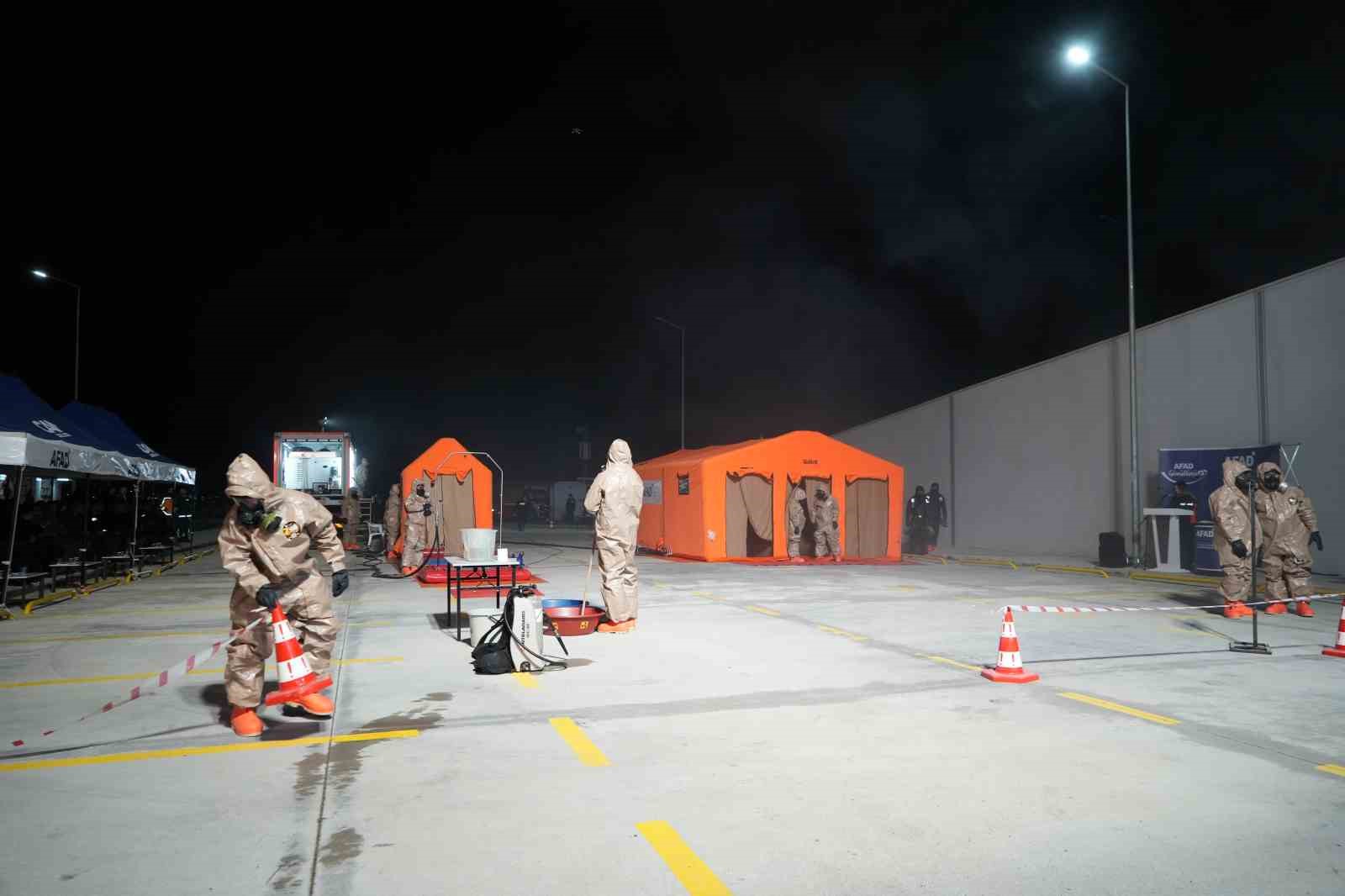 Samsun Şehir Hastanesi’nde KBRN tatbikatı
